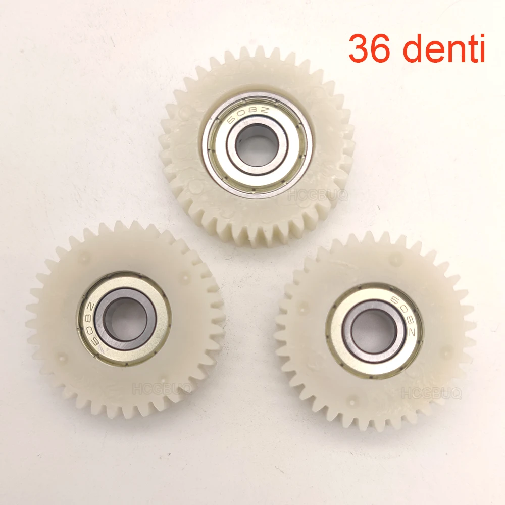 3 pezzi 37.5x12mm ingranaggio planetario 36 denti ingranaggi con cuscinetti da 7.94mm mozzi ruota bici elettrica ingranaggio in nylon per parti del