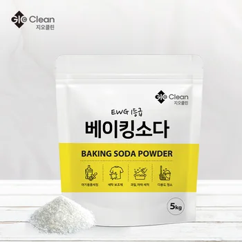 지오클린 베이킹소다 5kg 대용량 과일 다목적 세척