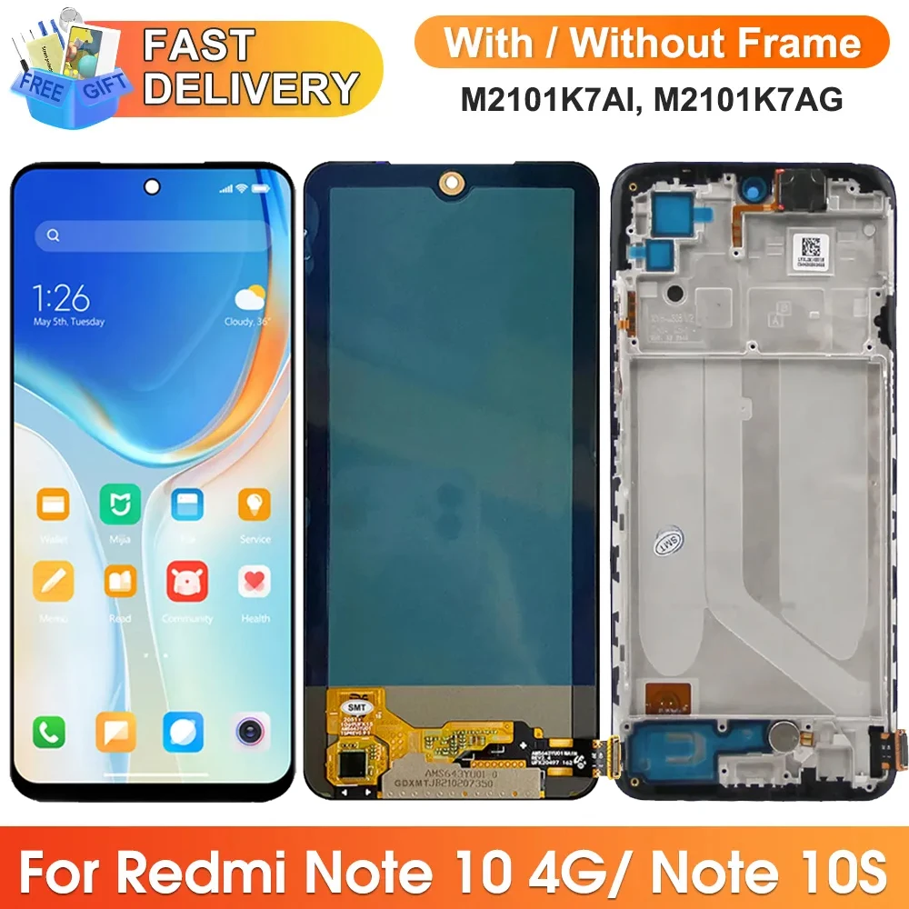 استبدال شاشة LCD لجهاز Redmi Note 10S: دليل شامل لاختيار القطعة المثالية