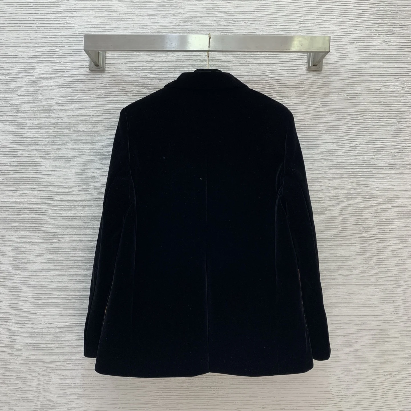 Herfst-winter nieuwe stijl fluwelen damesblazer - goudfluweel, grote zakken, slanke pasvorm, elegante kantoorwerkkleding, retro trendy