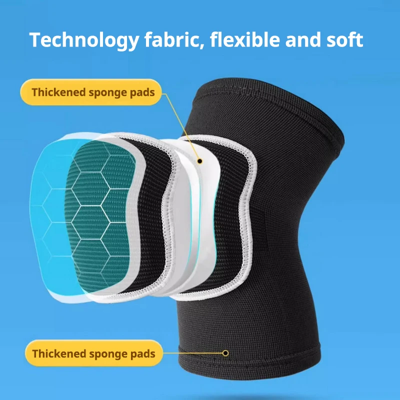 1Pair Thick Sponge Kids Knee Pads Elbow Knee Protectors ​Collision Avoidance Sport Protective Kneepad Skate Soccer Cycling