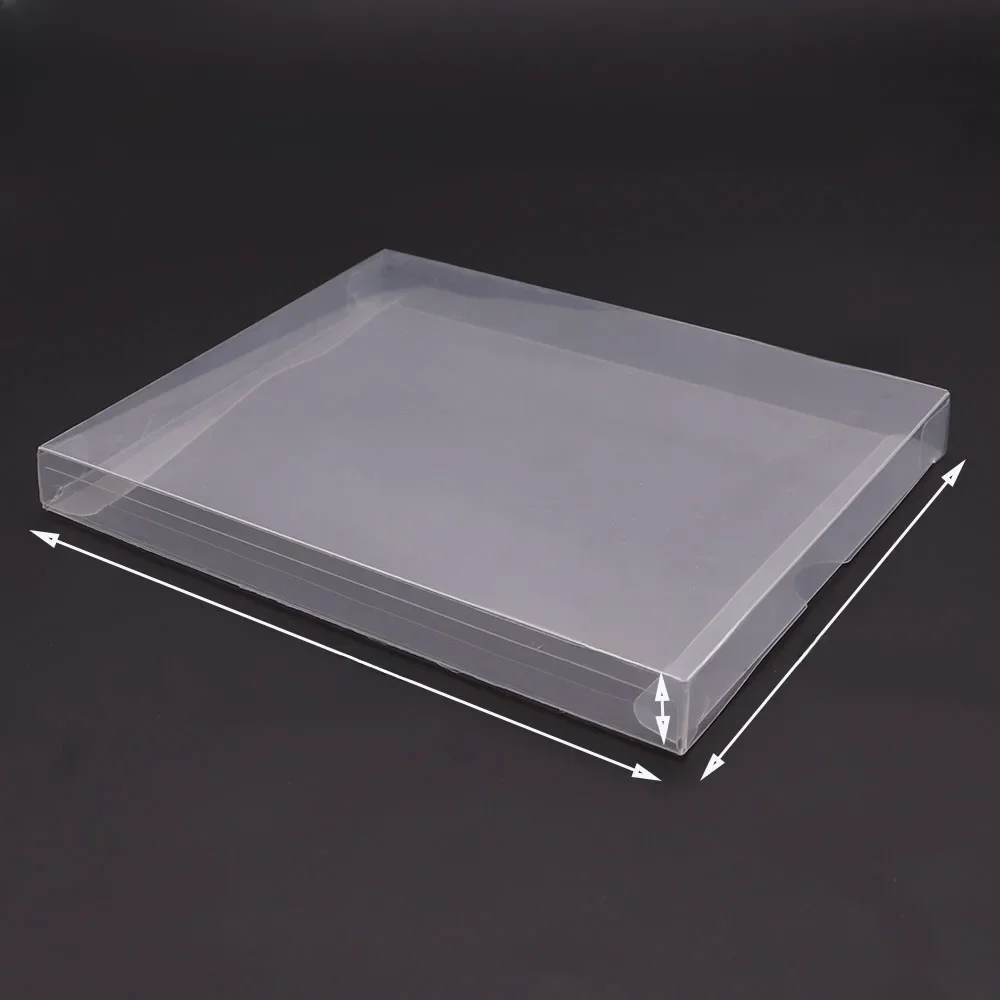 TingDong 10 pièces couvercle de boîte transparent pour PS5 pour PS4 pour PS3 collection de cartes de jeu affichage stockage boîte de protection PET