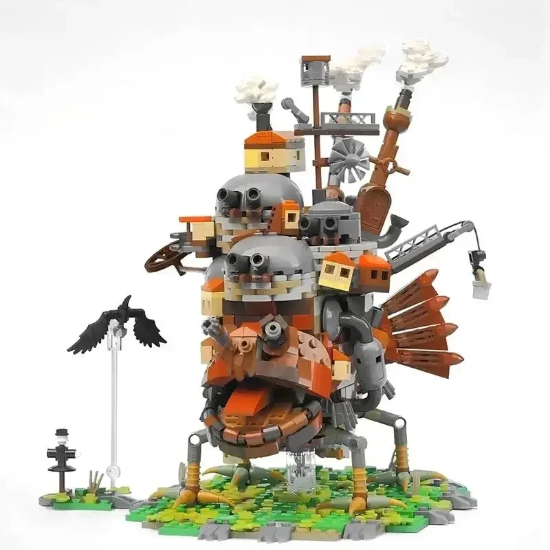 MOC Nieuwe Klassieke Mobiele Kasteel Bouwstenen Set Voor Huilde Bewegende Geanimeerde Huis Bricks Model Speelgoed Kinderen Verjaardagscadeautjes - afbeelding 2