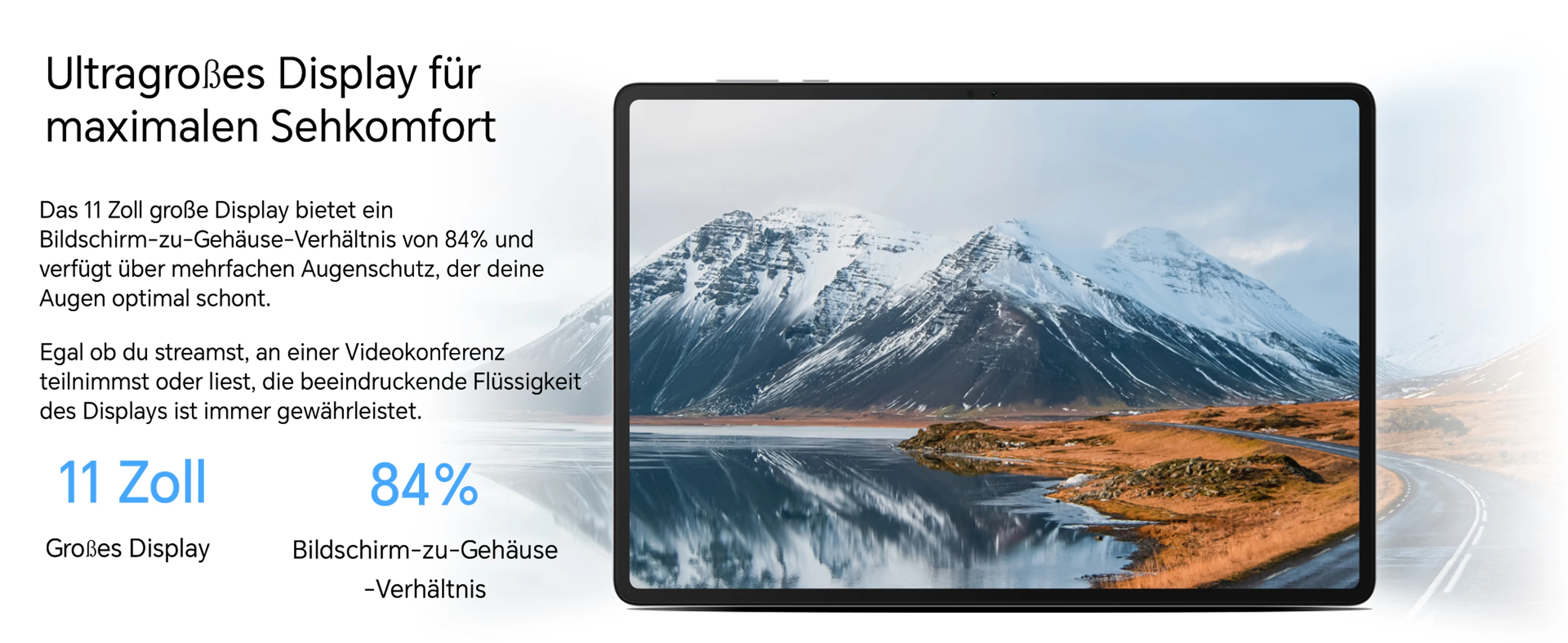 HONOR Pad X8a, 11-inch 90Hz High Refresh Rate HONOR FullView Eye Comfort Display, 4GB RAM+64GB ROM, Android 14, 8300mAh Ultra-large Battery, Large-amplitude Quad-speaker with Voice Enhancement