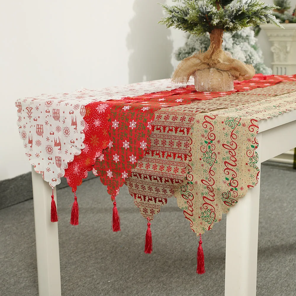 

Table Runner Halloween Christmas New Year Birthday Party Decorations Baby Shower Wedding Thanksgiving Dining Table Cover