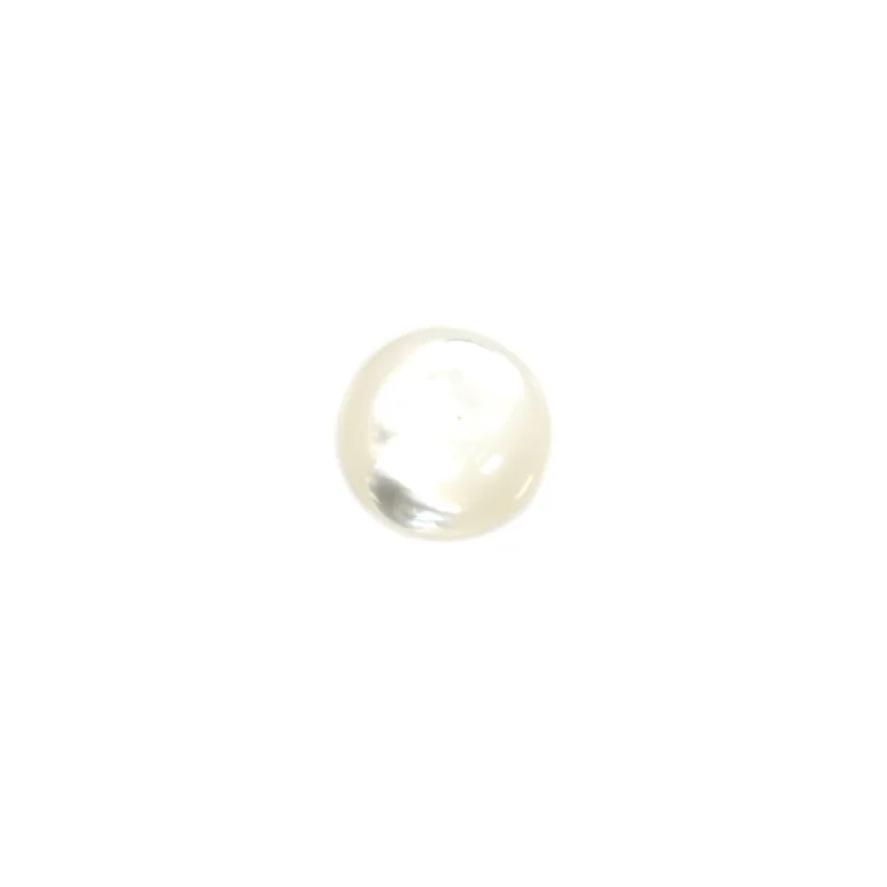 5pcs White Shell Mother-of-Pearl Round 2-16mm Cabochon Loose Stones for Jewelry Making Ring Pendant DIY