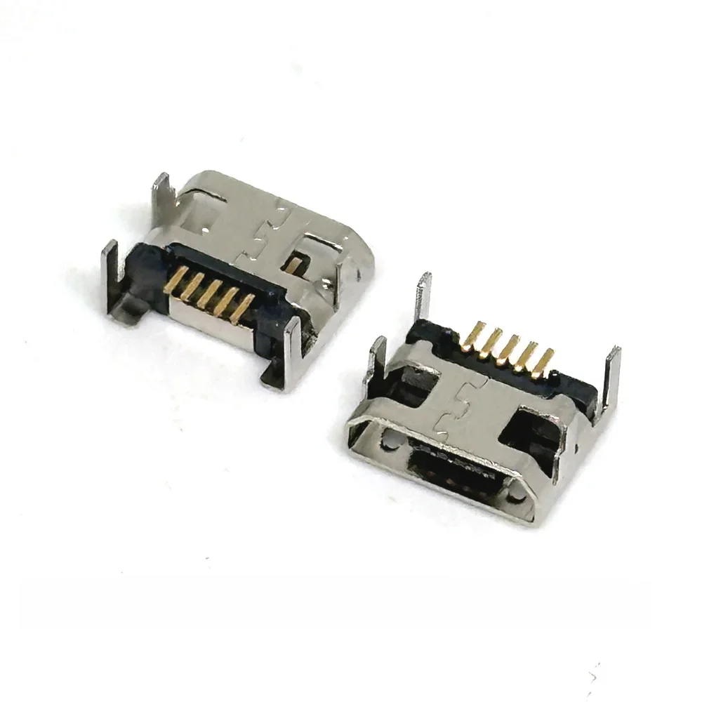 Connecteur Micro USB 5 broches, Port femelle, prise à souder, SMD SMT, prise de charge de données pour téléphone Android, adaptateur de réparation Micro USB 5P, bricolage