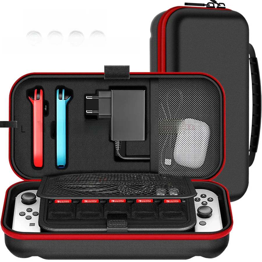 Nintend Switch Duża torba do przechowywania SwitchOLED Przenośna torba podróżna z tkaniny Oxford zapobiegająca zarysowaniom do Nintendo Switch OLED — zdjęcie produktu 7