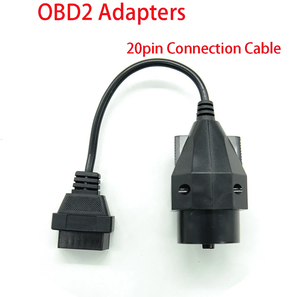 

Для BMW OBD2 Кабель-адаптер Для BMW 20PIN к OBD2 16PIN внемобильный OBD диагностический кабель удлинитель для BMW E36 E46 E38 E3