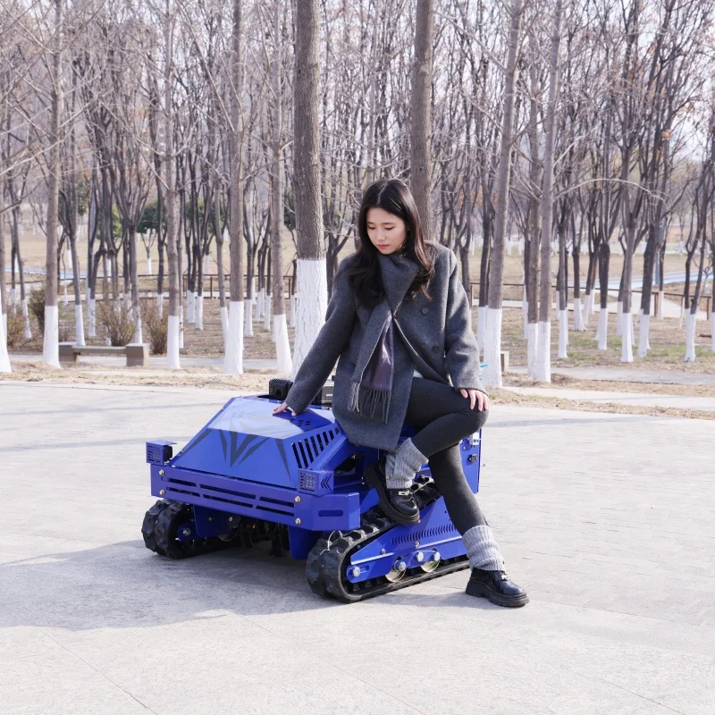 

Customized Small Tracked Remote-Controlled Lawn Mower 550mm Cutting Width Perfect Gadget for Home Lawn Trimming