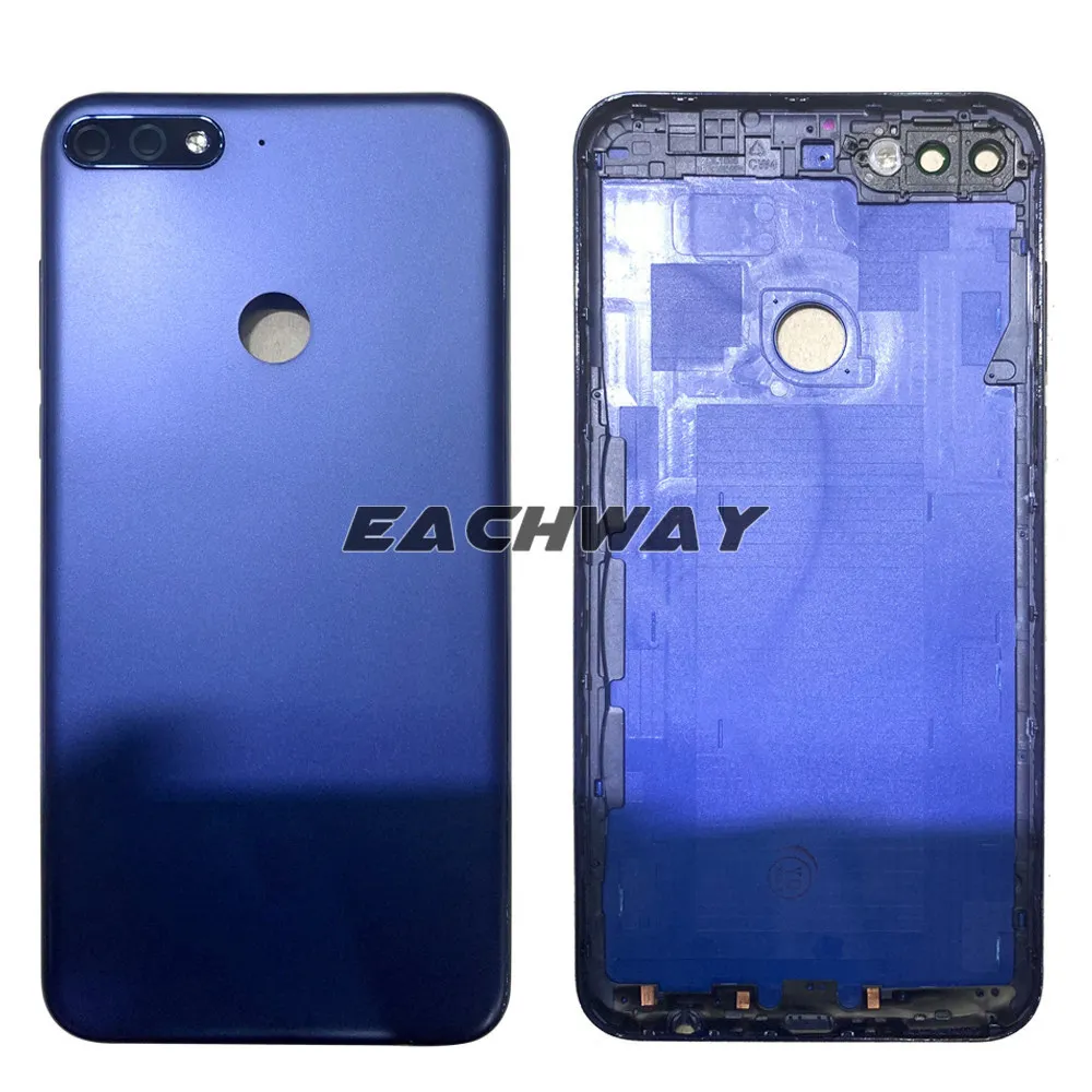 New For Huawei Y7 2018 Back Battery Cover Housing Case Y7 Pro 2018 For Huawei Y7 Prime 2018 Battery Cover L22 LX2 L21 LX3