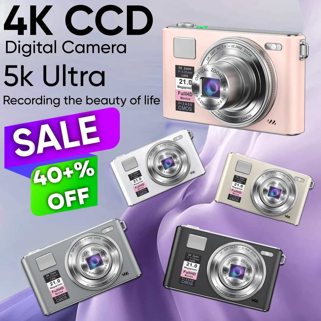 كاميرا رقمية 4K CCD LK016، تصوير عالي الوضوح، كاميرا صغيرة، كاميرا محمولة لمستوى الدخول لحفلات الطلاب، محددة للسفر