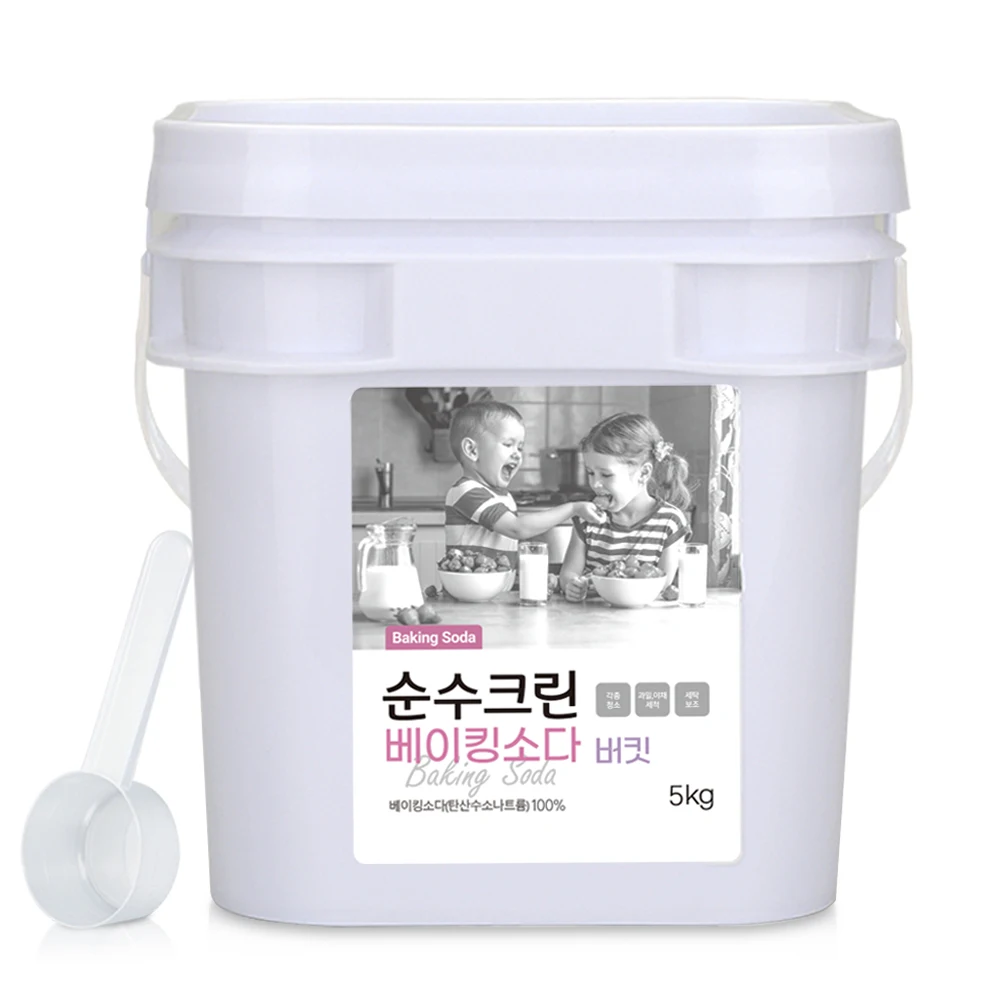 [Pure screen] Baking soda large capacity 5kg bucket/All Purpose Cleaning agent