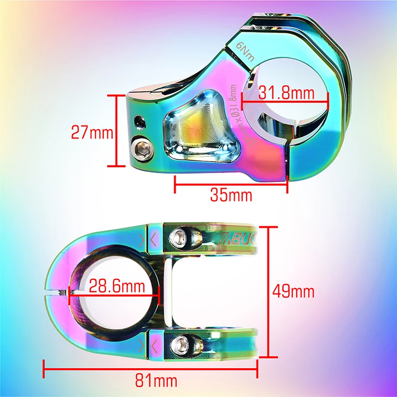 جذع مقود دراجة قصيرة خفيفة ، طاولة دراجة جبلية للطرق ، ملحقات دراجة كهربائية ، CNC ، 35 49 #3