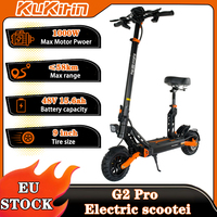 New urban/off-road electric scooter Kukirin G2 PRO 1000W 48 v15.6ah 45HP/H foldable electric scooter with seat