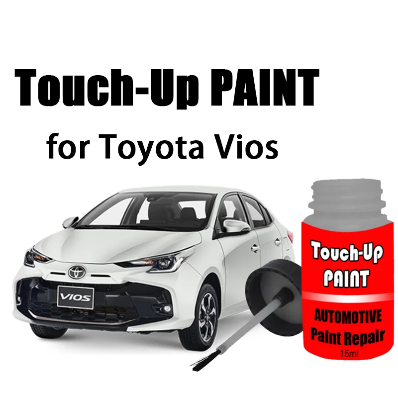 Automotive Touch-Up Paint (With Brush) for Toyota Vios Car Paint Scratch Remover Car Paint Repair Kit DIY Car Accessories