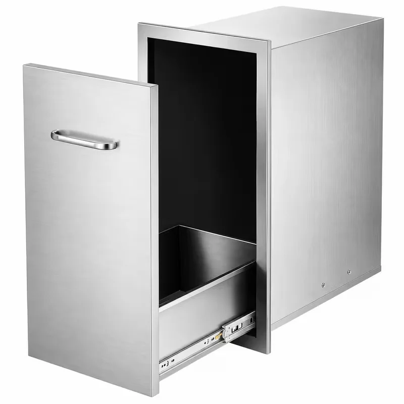 Outdoor Kitchen Drawers 11.81' W X 23.62' H X 19.6' D Stainless Steel