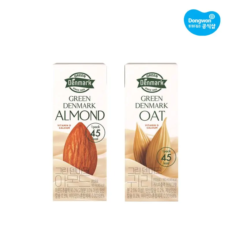 [Dongwon Official Shop] Dongwon Green Danish Almond/Oats 950ml 12 pieces