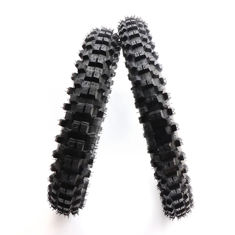 AliExpress ZHOUCHEN Off-Road Tires 90/100-14 70/100-17 with Tubes for Dirt Pit Bike Dirt Bike Motocross 14 Inch 17 Inch Front and Rear Wheels