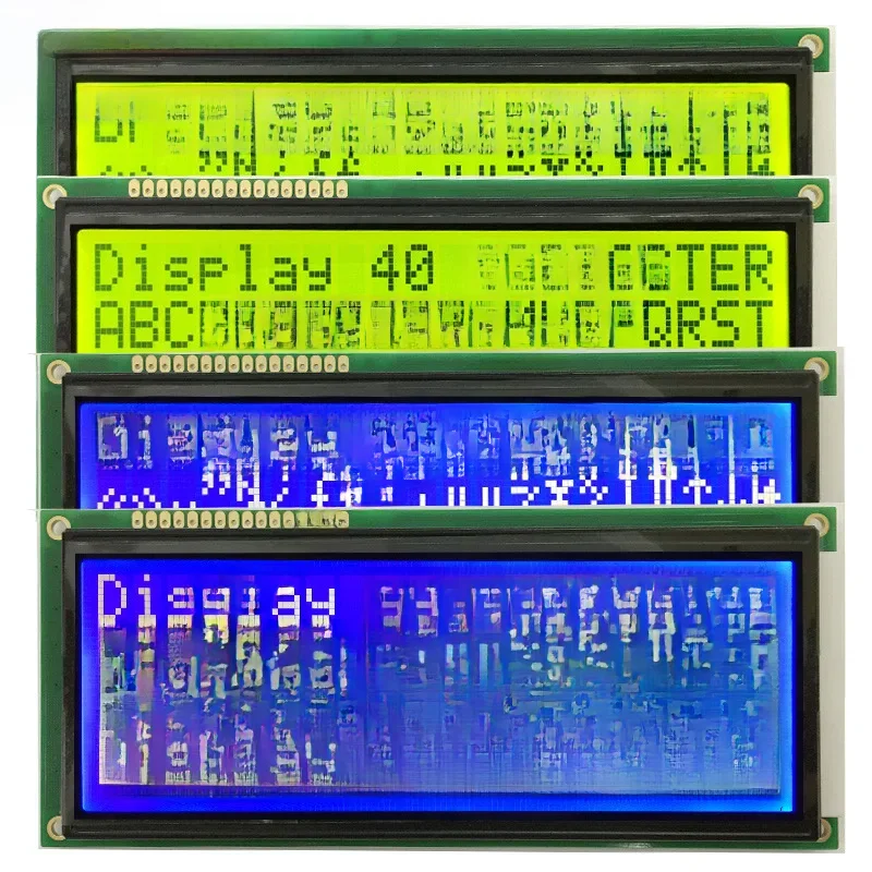 204 2004 Rosyjska czcionka cyryliczna Duży rozmiar znaków Moduł wyświetlacza LCD 146 * 62,5 mm 1 szt. LC2042 WH2004L — zdjęcie 2