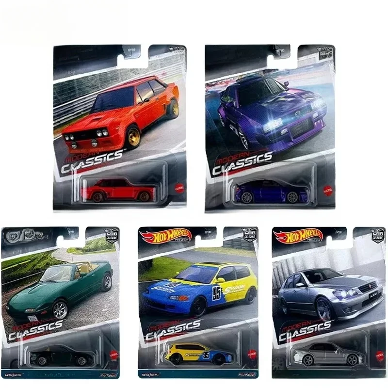 Hot Wheels – voiture de Culture Premium, jouets classiques modernes pour garçons, moulé sous pression, Volkswagen Corrado Mazda MX5 Miata Honda Civic, 1/64