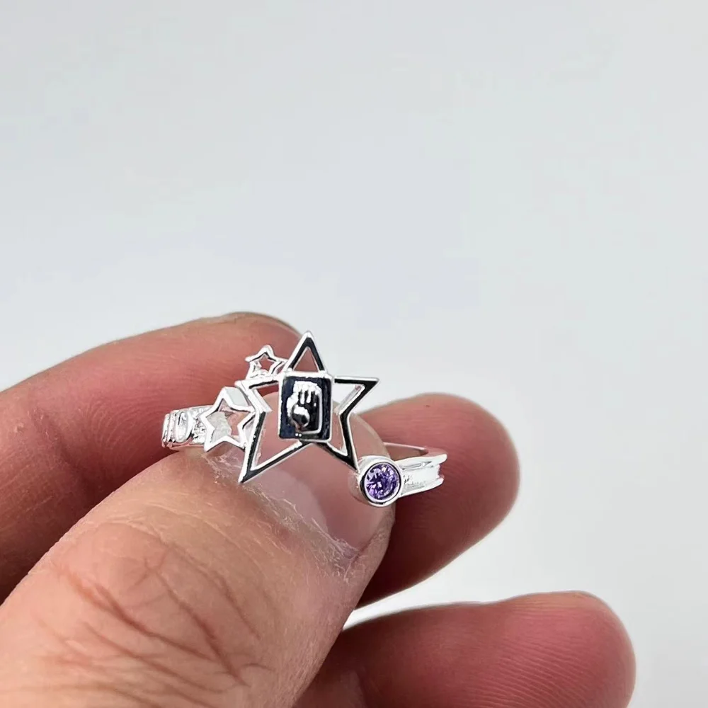 Anime JoJo Bizarre Adventure Adjustable Ring for Cosplay