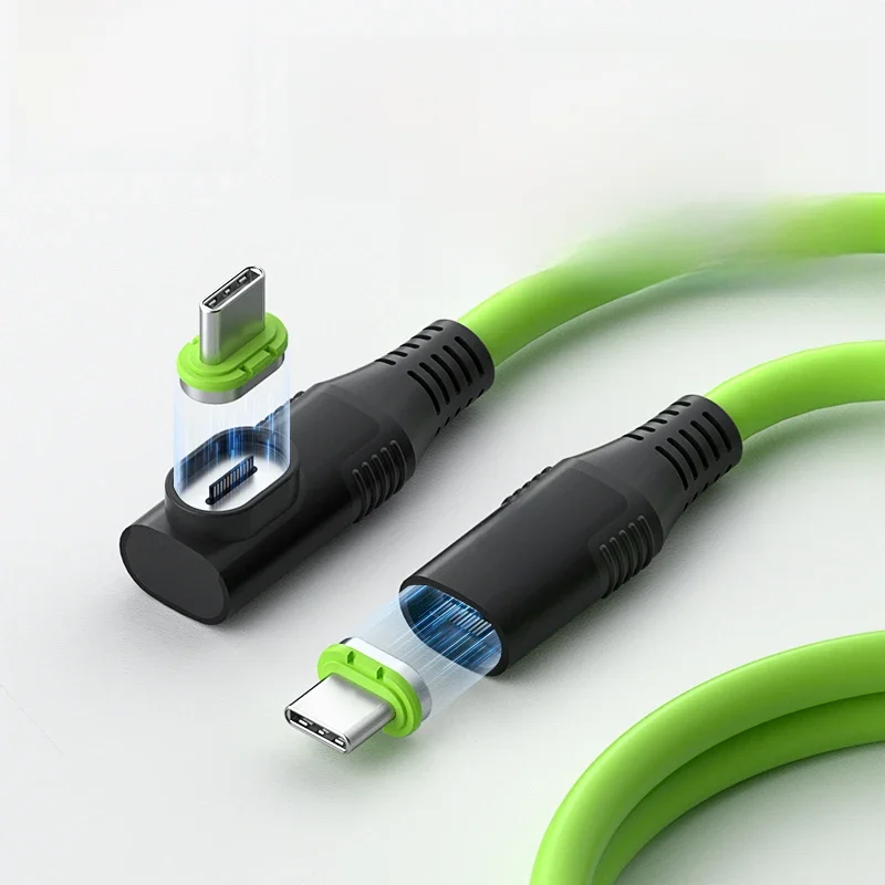 Kabel magnetyczny USB-C do szybkiego ładowania Hagibis PD 240W 40Gbps kompatybilny z Thunderbolt 4/3, kabel wideo do laptopa, iPhone'a 17, tabletu — zdjęcie produktu 7