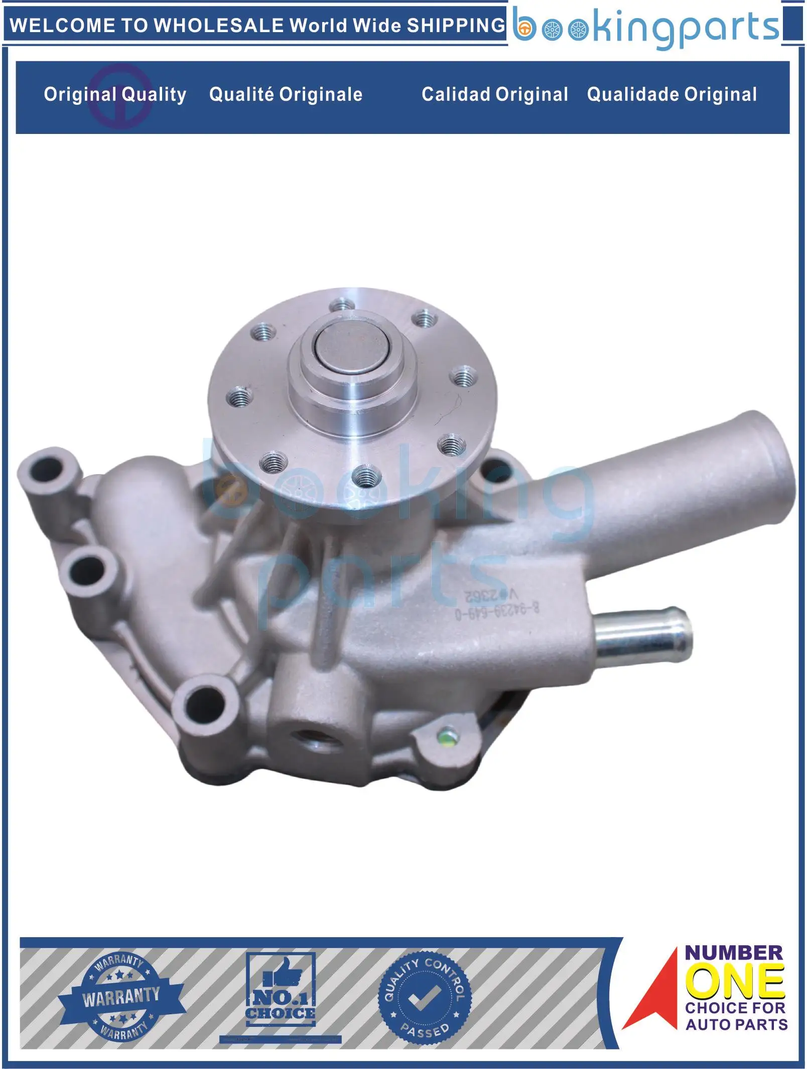 Water Pump For ISUZU PUFASTER/LUV KBD20,40 KBD42 77-,GWIS-20A,GWIS20A,5-13610-124-1,5136101241,8-94120-768-0,8941207680