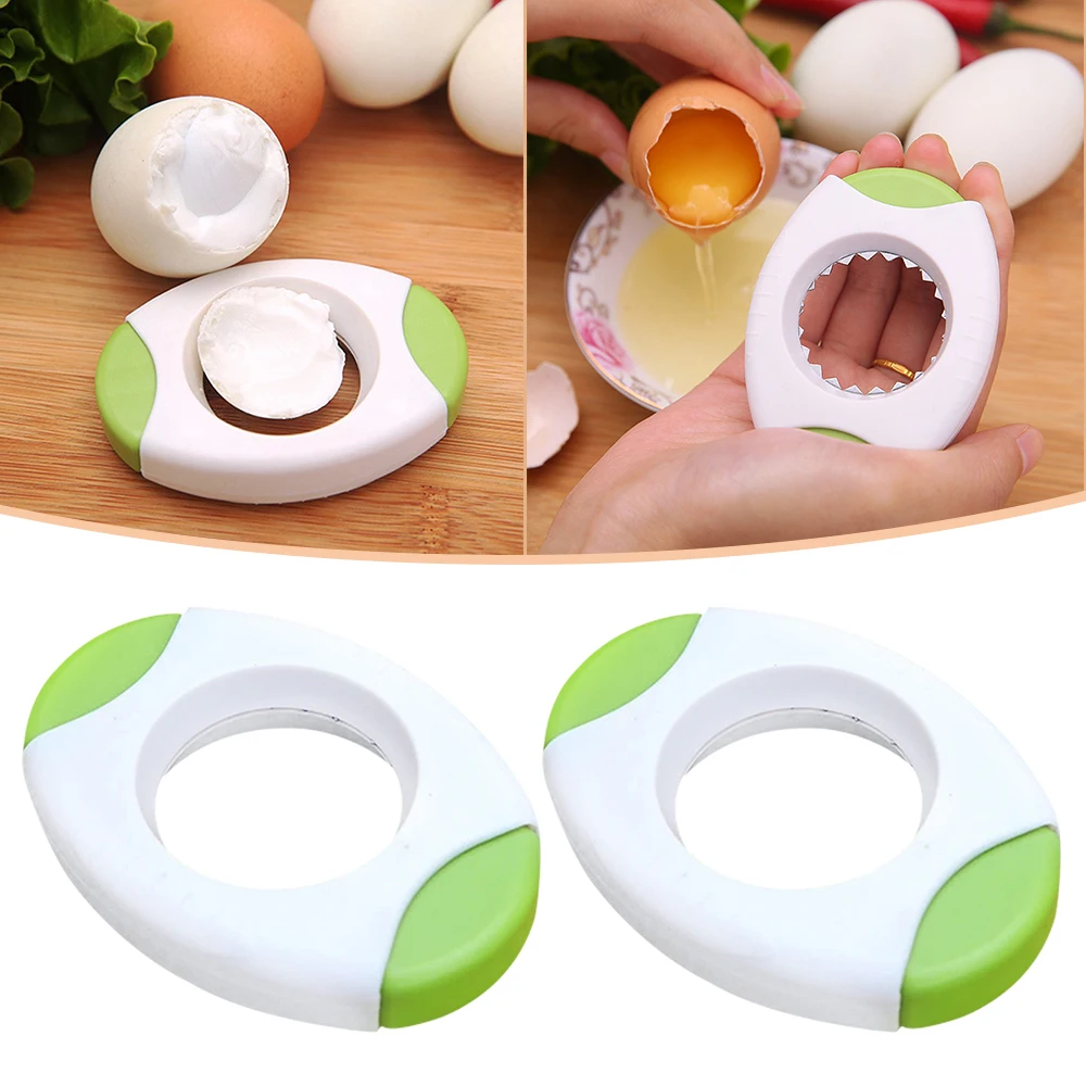 1x Egg Shell Opener Stainless Steel Boiled Egg Shell Topper Cutter Snipper Tool UK