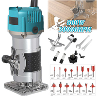 800W Electric triming Machine 30000rpm woodwork enching Hand Wood Edge Router Trimmer Home DIY Power oils