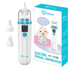 Hitaida – aspirateur Nasal électrique pour bébé, sûr, confortable et hygiénique, nettoyeur de nez en silicone pour enfants, bébé en bonne santé