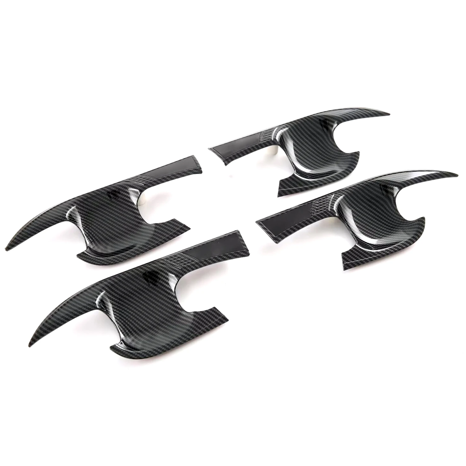 For Toyota Camry XV80 2018-2025 Car Accessories ABS Carbon Car Door Handle Bowl Cover Trim 4pcs