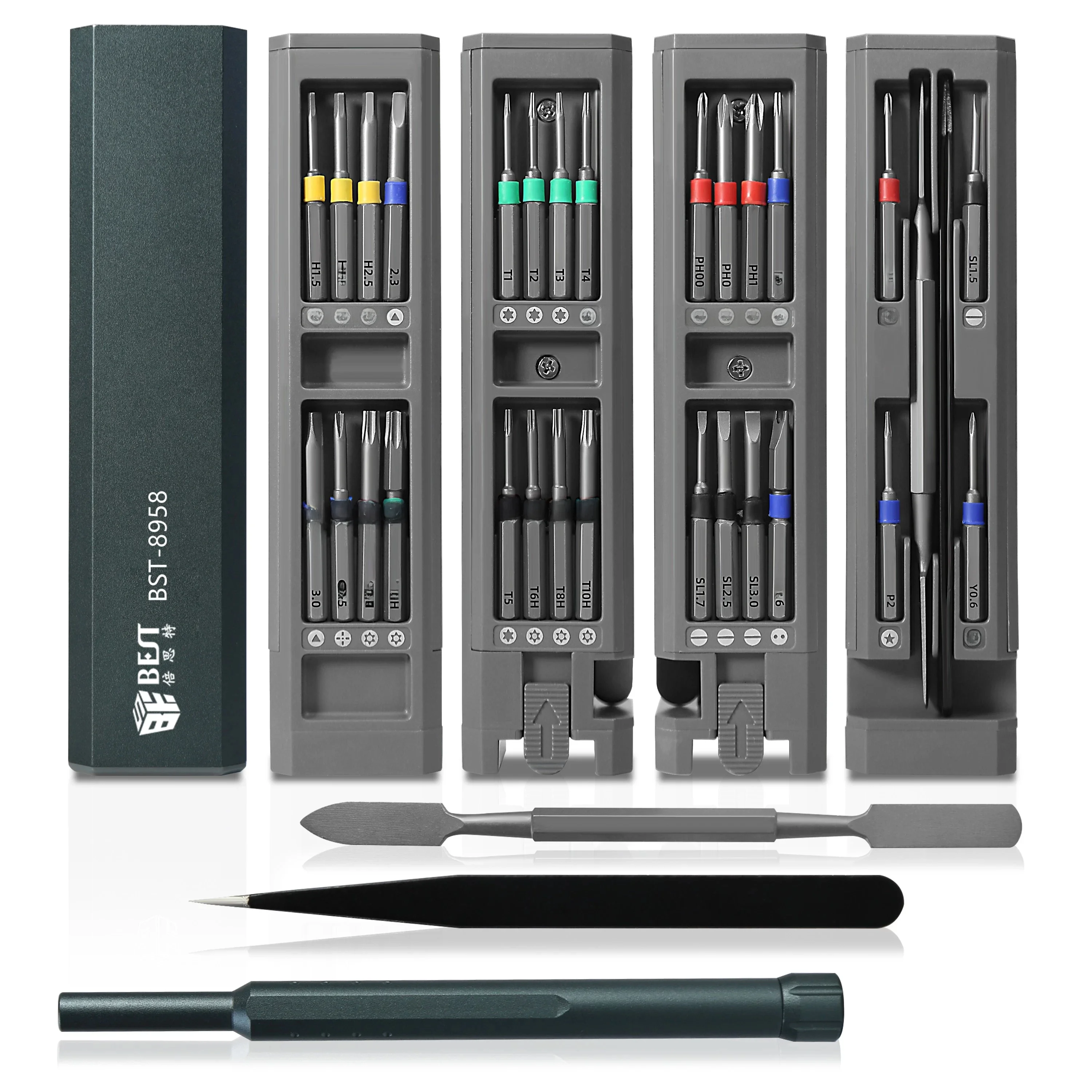 30 in 1 Screwdriver Set Precision Magnetic Bits Torx Screw Driver Kit Dismountable Tool Case For Watch PC Phone Repair