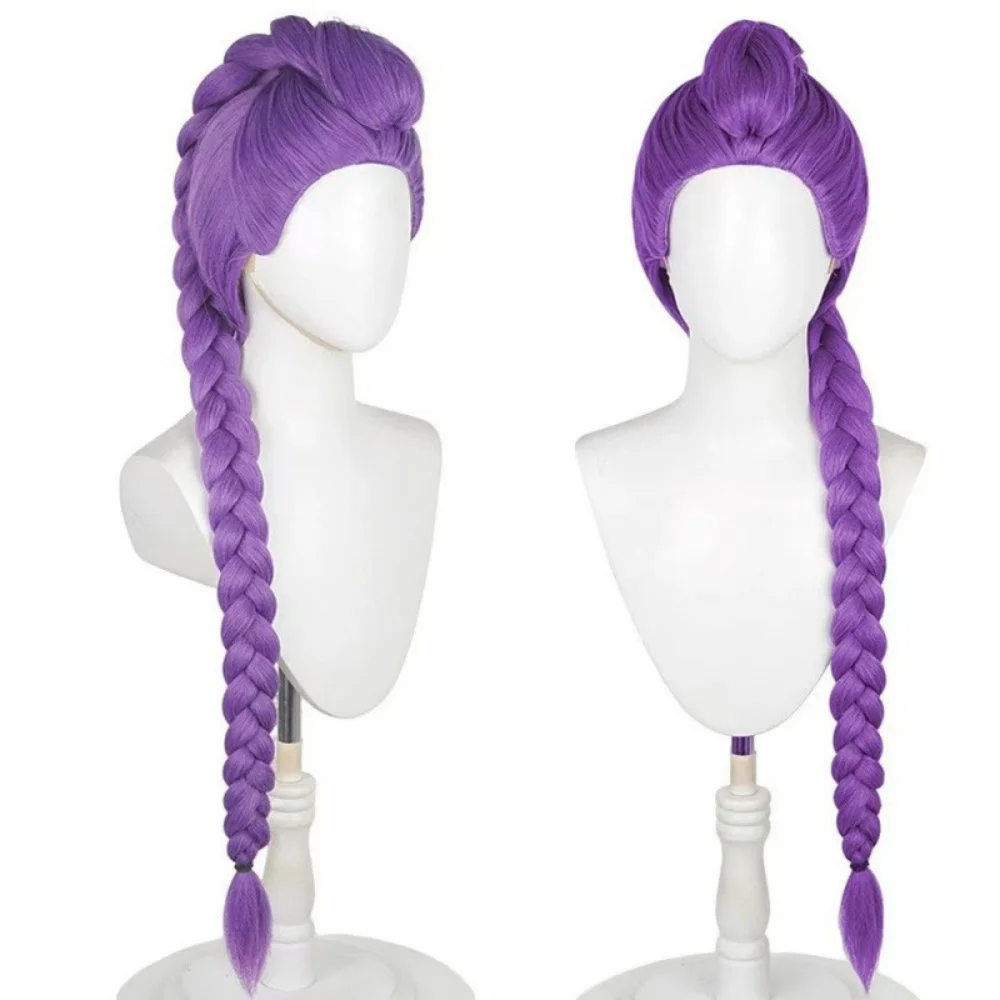 

Kpop Anime Character Rumi 120cm Purple Ponytail Wig Synthetic Fiber For Stage Parties Christmas Cosplay And Festive Celebrations