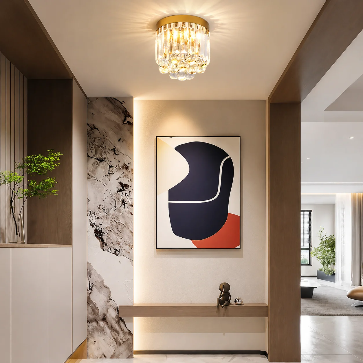 

Luxury Modern Creative Crystal Ceiling Light