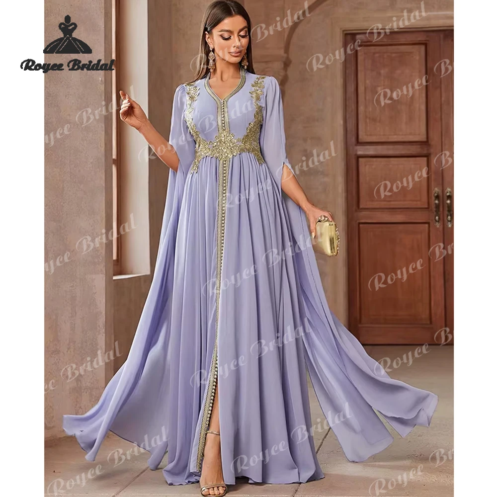 

Элегантное арабское скромное вечернее платье с длинными рукавами и v-образным вырезом 2026, вечернее платье с пайетками فساتين سهرة