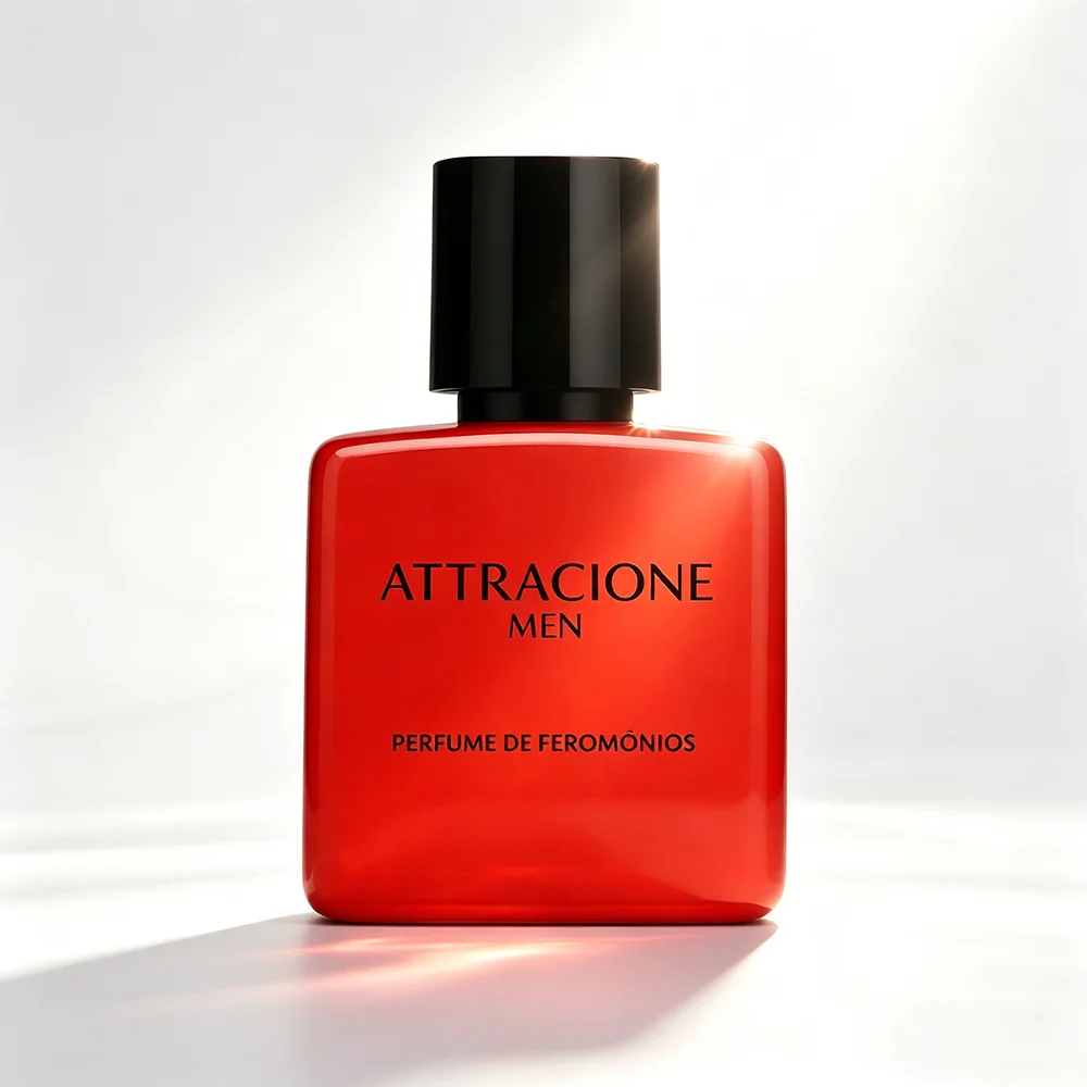 Perfume Spray Masculino 25ml Feromônios Notas de Baunilha Almíscar Âmbar Uso Diurno e Noturno