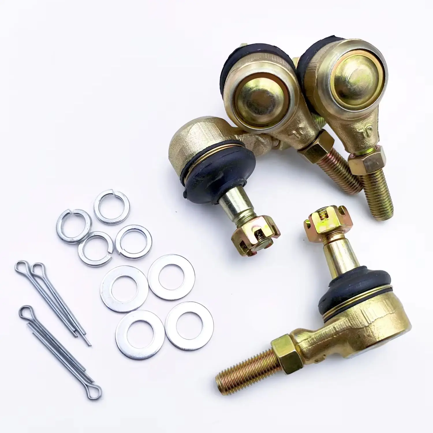 4PCS Ball joint Tie Rod end Kit For Kymco KXR250 MAXXER 250 300 Mongoose 250 Mongoose 300 MXer 150  MXU 150 250 300 400 500