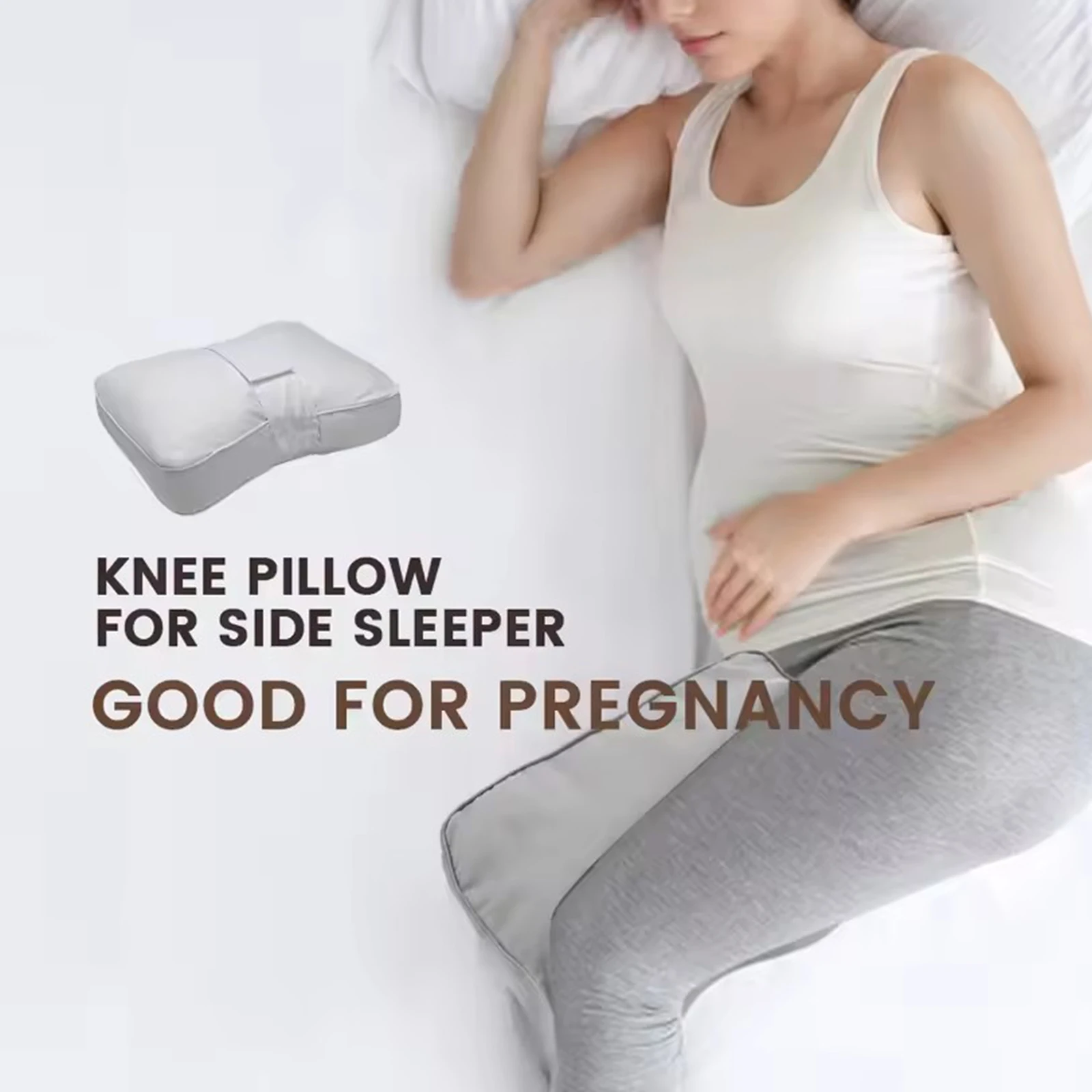 Leg Knee Pillow Side Sleeping Pillows Spine Alignment Pillow Between Leg Pillow Support Pillows Equipped With Anti-Slip Strap