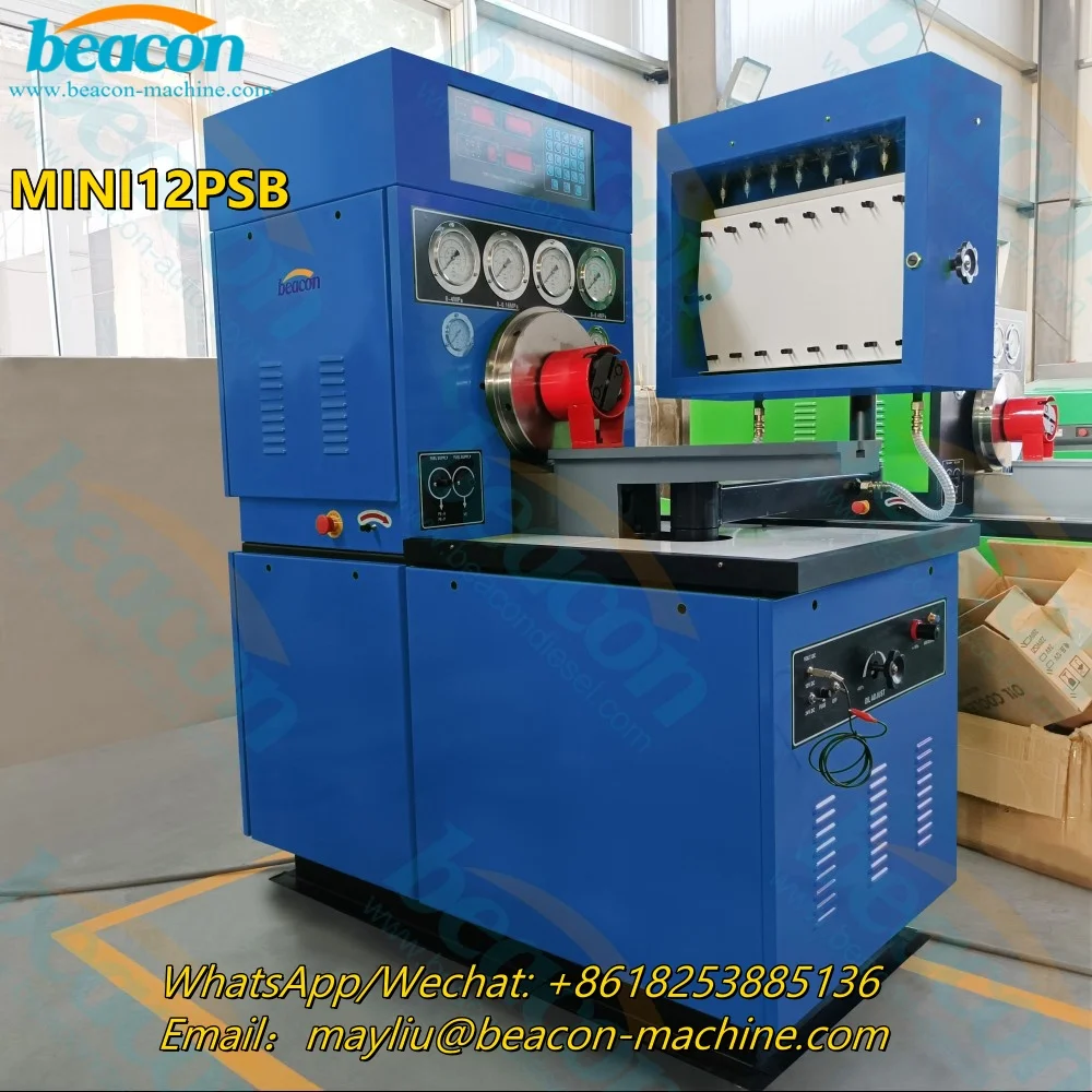 

Машина для испытания насоса впрыска дизельного топлива 12PSB, испытательное оборудование для линейного насоса MINI12PSB, стенд для испытания на калибровку механического насоса