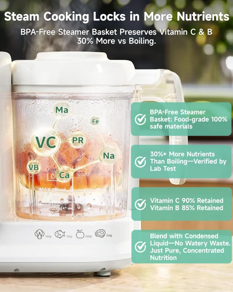 2 in 1 Automatic Baby Food Mak - огляд і ціна Baby Food Maker And Steamer