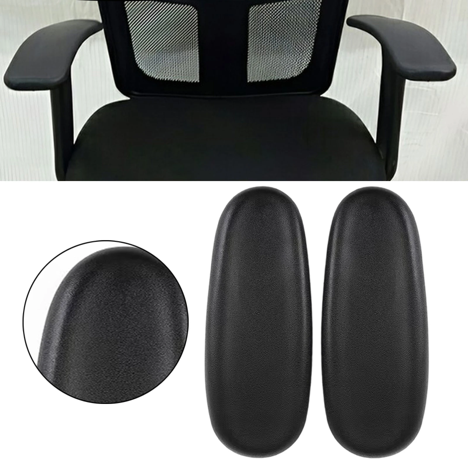 2Pcs Comfort Chair Armrest Pads Parts Arm Pad Cover for Gaming /Office chair Universal Armrest Replacement Repair Chair Arm Rest - Detail 1