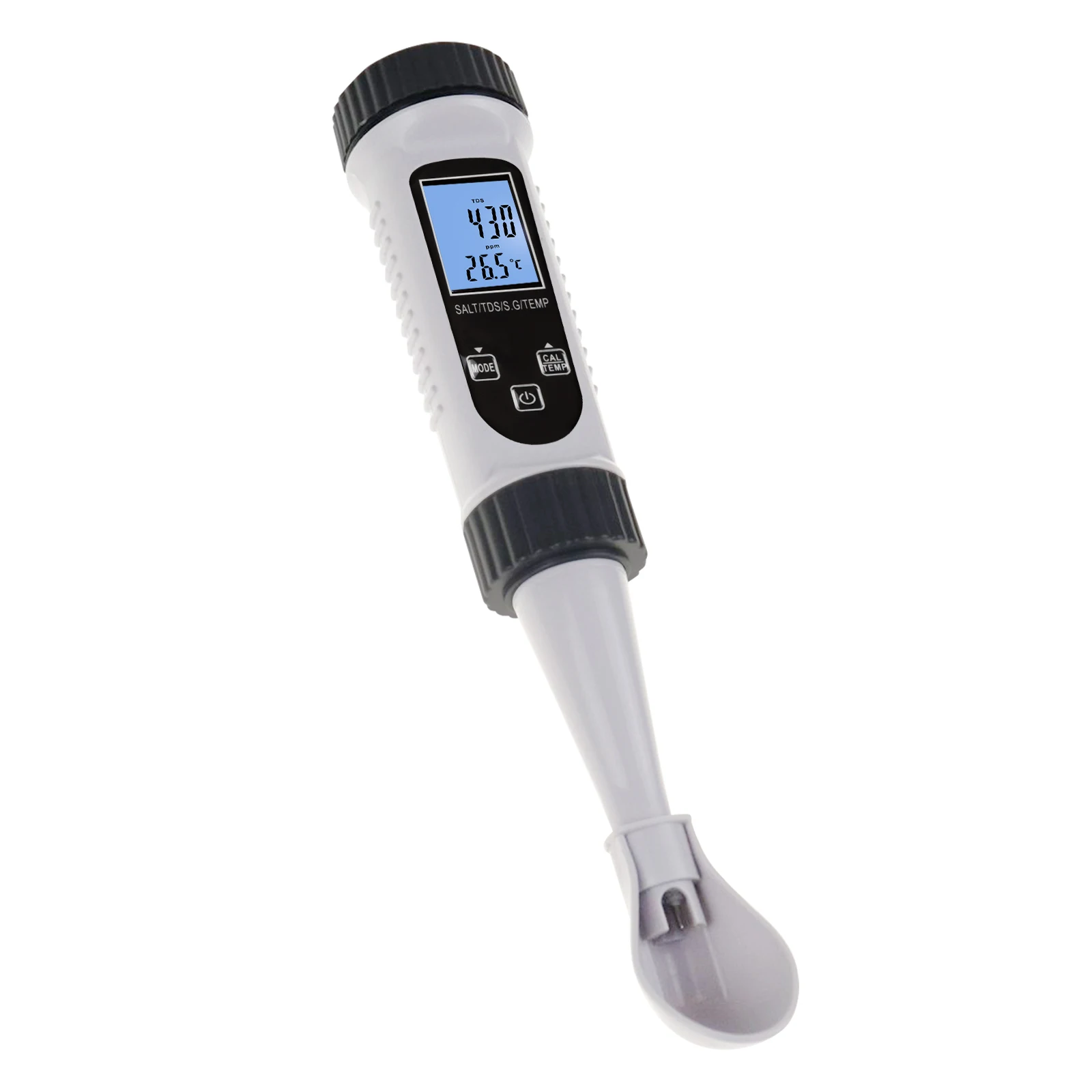 Professional 4-in-1 Salinity TDS Meter, Temperature, SG, Saltwater Water Quality Tester  for Testing Drinking, Aquaculture