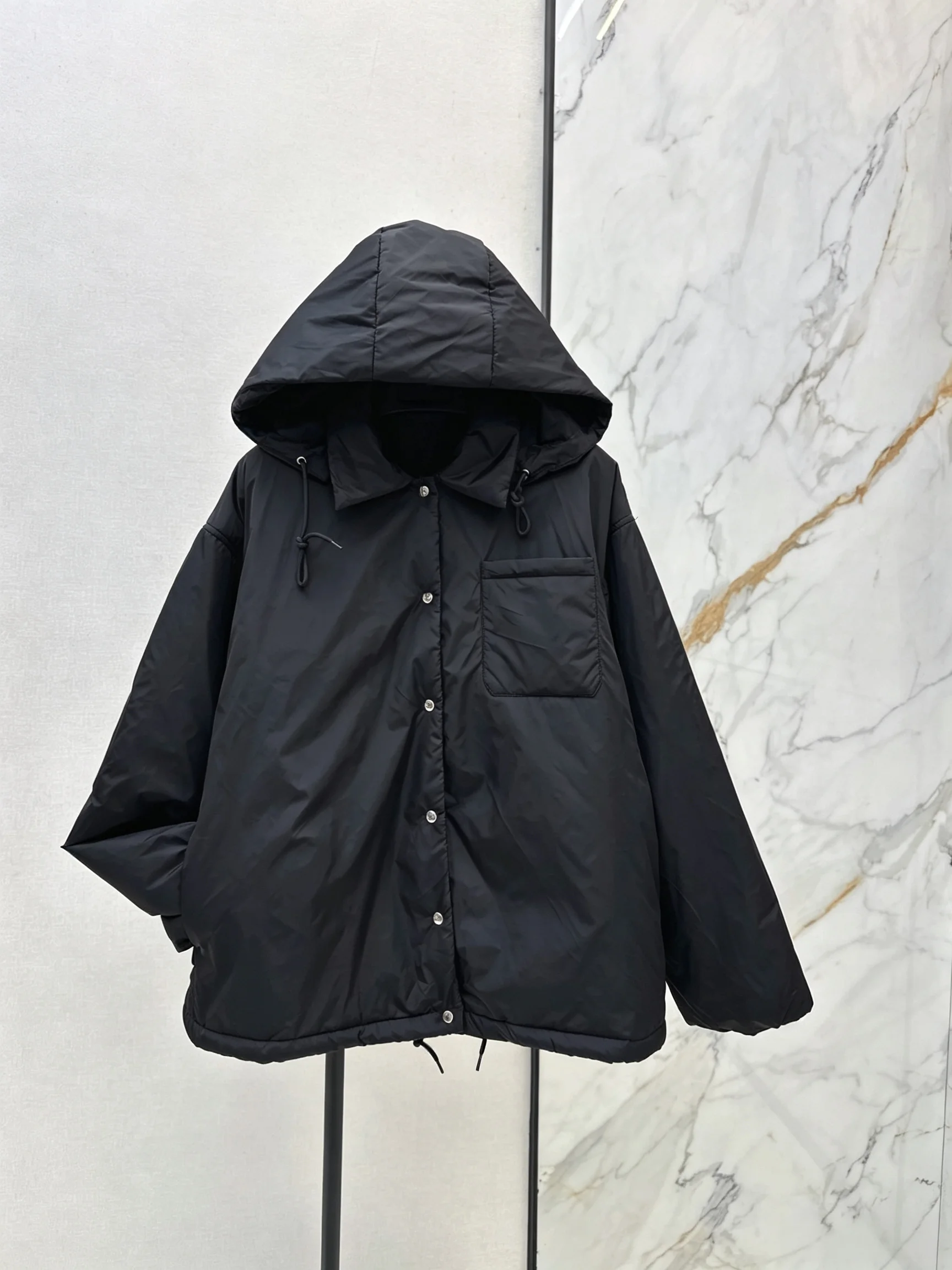 2026 Women Autumn Winter Loose Hooded Light Padded Jacket ZX5716