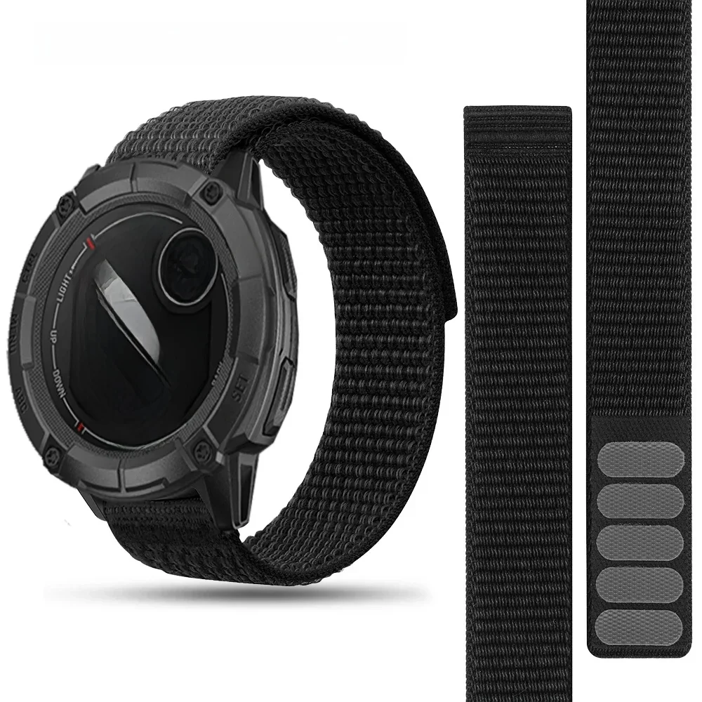 Instinct 2X Hakenschlaufe Nylonarmband Armband für Garmin Fenix 6X 6 Pro 5X 5 7X 7 Epix 2 935 945 Armbänder 26 22mm Uhrenarmband