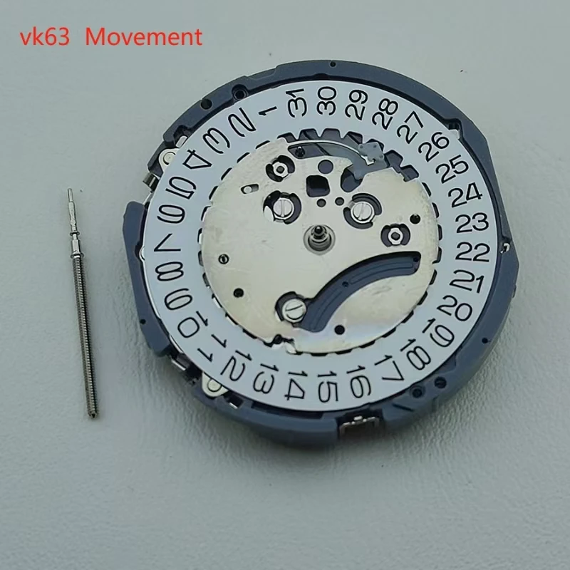 VK63 Movement Original imported VK63A Multifunctional Six Pin Movement Movement 3 o'clock Watch Accessories