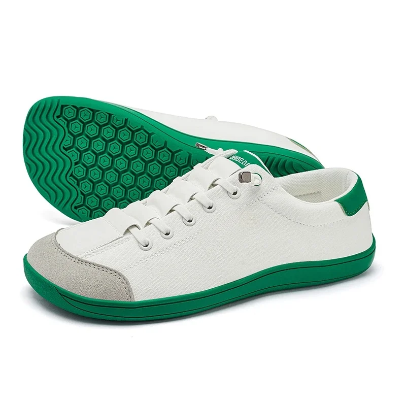 HOBIBEAR dames heren blote voeten schoenen |   Nul druppel |   Casual canvas sneakers met brede neus, minimalistische wandelschoenen - afbeelding 2