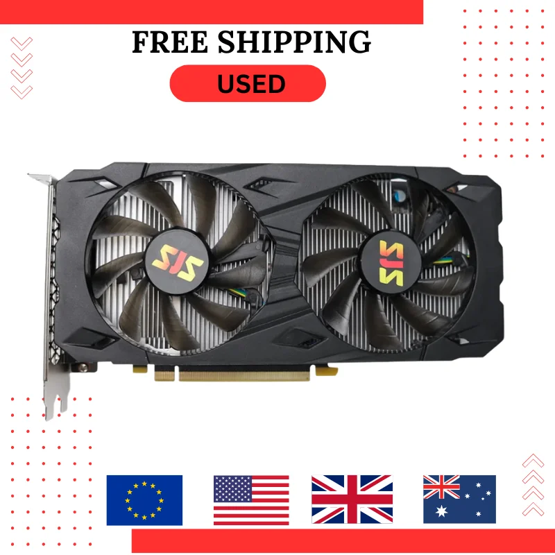 中古 SJS GTX1660 Super 6GB rx 580 GTX 1660 S Super ゲーミンググラフィックカード ビデオカード NVIDIA GPU GeForce RTX 2060Super ビデオカード