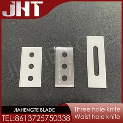 Tungsten Steel Ceramic Three-hole Knife 43*22 Blade Ultra Thin Aluminum Foil Film Diaphragm Tape Slabbing Machine