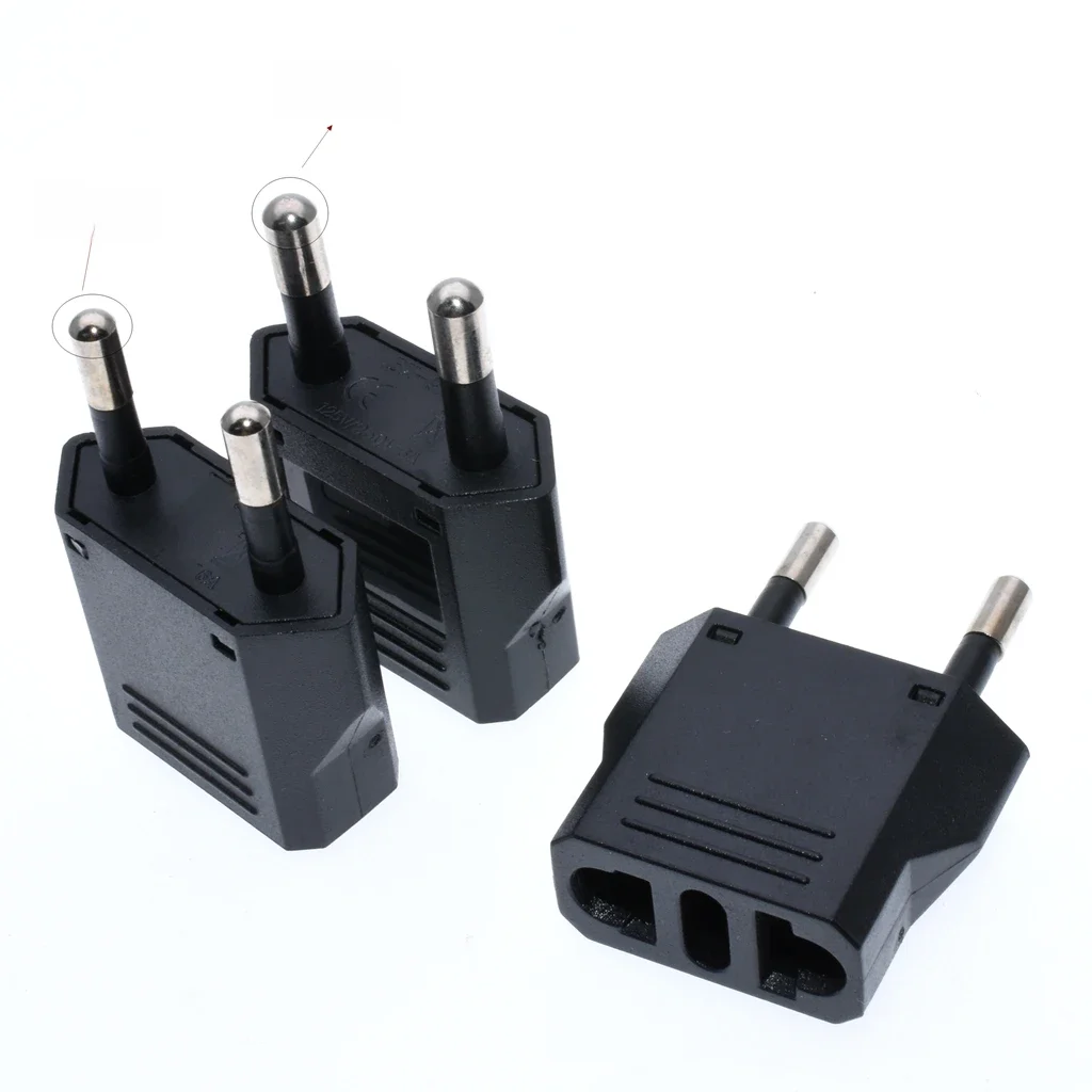 1 sztuk ue Euro KR przejściówka Adapter US do ue wtyczki przejściówka Adapter podróży KR Adapter ue elektryczny ue KR konwerter wtyczki gniazda zasilania gniazdo elektryczne — zdjęcie 2